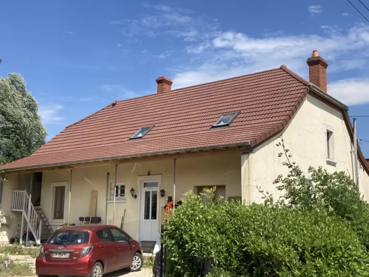 Rénovation toiture, sainte-croix-en-Bresse, coulon père et fils 